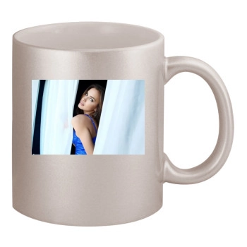 Irina Shayk 11oz Metallic Silver Mug