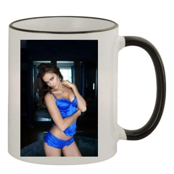 Irina Shayk 11oz Colored Rim & Handle Mug