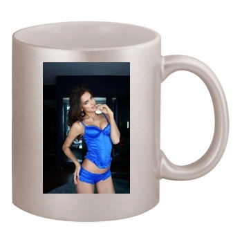 Irina Shayk 11oz Metallic Silver Mug