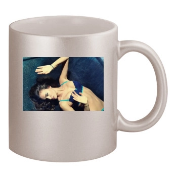 Irina Shayk 11oz Metallic Silver Mug