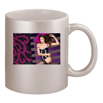 Irina Shayk 11oz Metallic Silver Mug