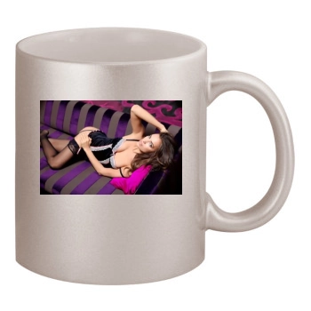 Irina Shayk 11oz Metallic Silver Mug