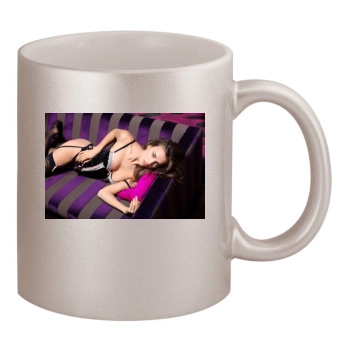 Irina Shayk 11oz Metallic Silver Mug