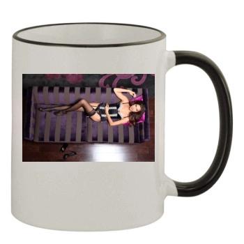 Irina Shayk 11oz Colored Rim & Handle Mug