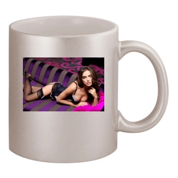 Irina Shayk 11oz Metallic Silver Mug