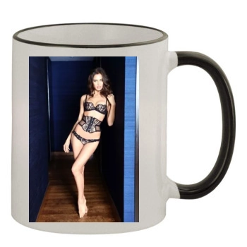 Irina Shayk 11oz Colored Rim & Handle Mug