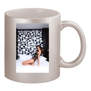 Irina Shayk 11oz Metallic Silver Mug