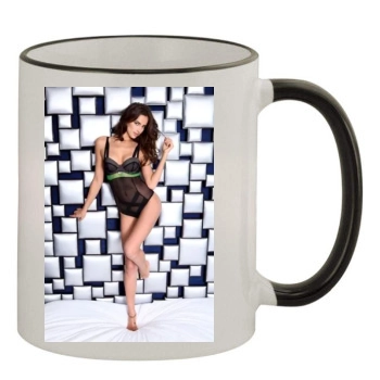 Irina Shayk 11oz Colored Rim & Handle Mug