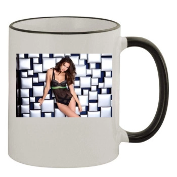 Irina Shayk 11oz Colored Rim & Handle Mug