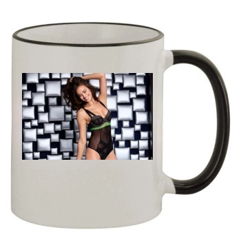 Irina Shayk 11oz Colored Rim & Handle Mug