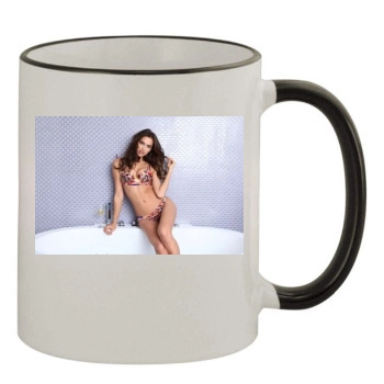 Irina Shayk 11oz Colored Rim & Handle Mug