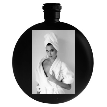 Irina Shayk Round Flask