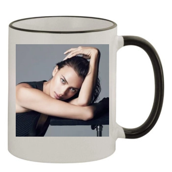 Irina Shayk 11oz Colored Rim & Handle Mug