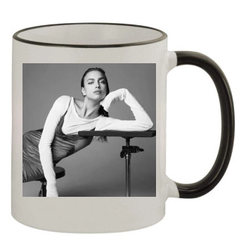 Irina Shayk 11oz Colored Rim & Handle Mug