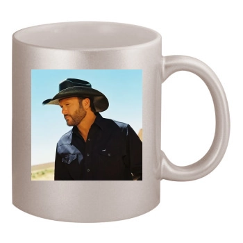 Tim McGraw 11oz Metallic Silver Mug