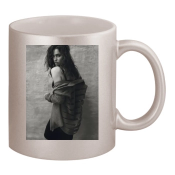 Irina Shayk 11oz Metallic Silver Mug