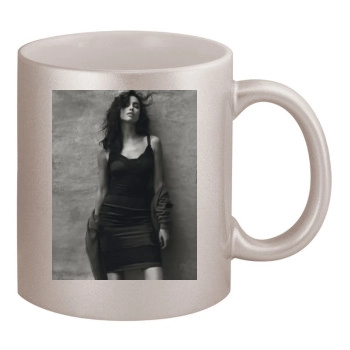 Irina Shayk 11oz Metallic Silver Mug