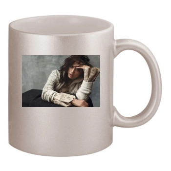 Irina Shayk 11oz Metallic Silver Mug