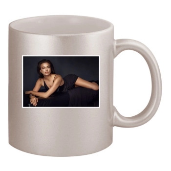 Irina Shayk 11oz Metallic Silver Mug