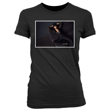 Irina Shayk Women's Junior Cut Crewneck T-Shirt