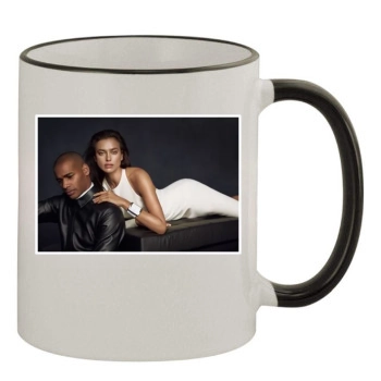 Irina Shayk 11oz Colored Rim & Handle Mug