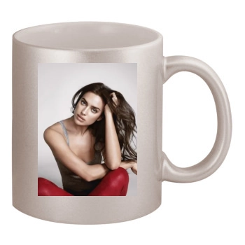 Irina Shayk 11oz Metallic Silver Mug