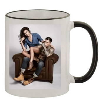 Irina Shayk 11oz Colored Rim & Handle Mug