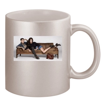 Irina Shayk 11oz Metallic Silver Mug