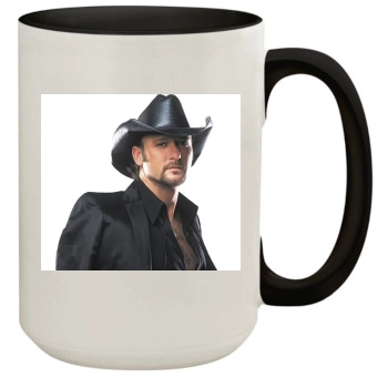 Tim McGraw 15oz Colored Inner & Handle Mug