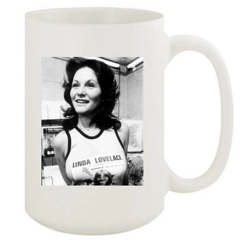 Linda Lovelace 15oz White Mug