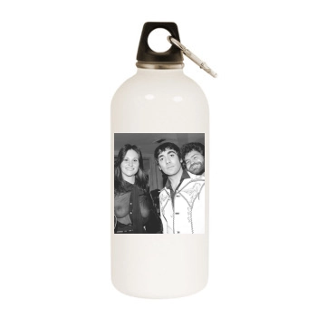 Linda Lovelace White Water Bottle With Carabiner