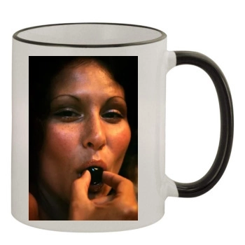 Linda Lovelace 11oz Colored Rim & Handle Mug
