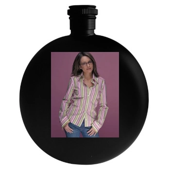 Tina Fey Round Flask