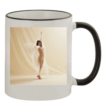 Linda Lovelace 11oz Colored Rim & Handle Mug