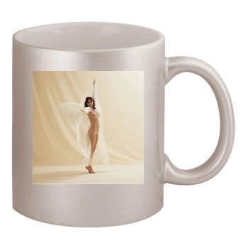 Linda Lovelace 11oz Metallic Silver Mug