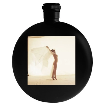 Linda Lovelace Round Flask