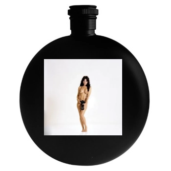 Linda Lovelace Round Flask