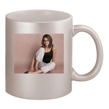 Tina Fey 11oz Metallic Silver Mug