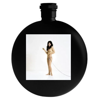 Linda Lovelace Round Flask