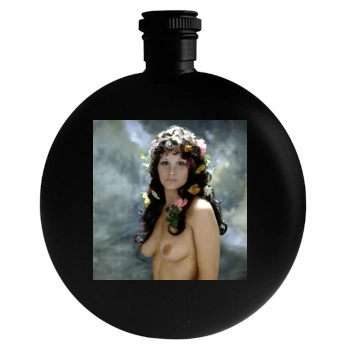 Linda Lovelace Round Flask