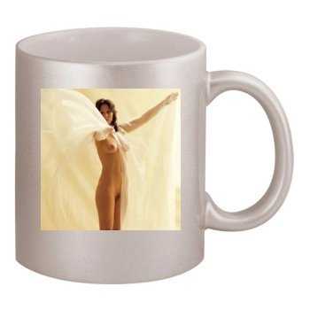 Linda Lovelace 11oz Metallic Silver Mug