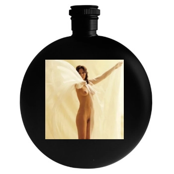 Linda Lovelace Round Flask