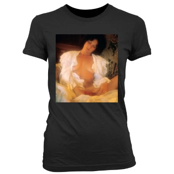 Linda Lovelace Women's Junior Cut Crewneck T-Shirt