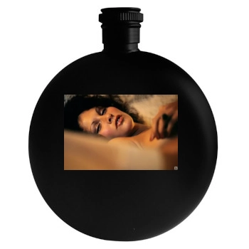 Linda Lovelace Round Flask