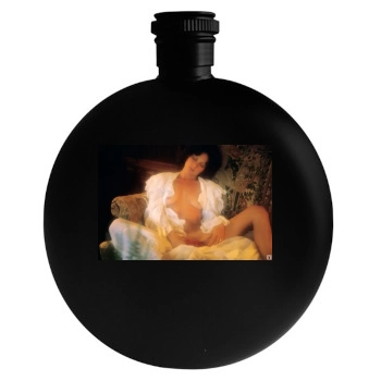 Linda Lovelace Round Flask