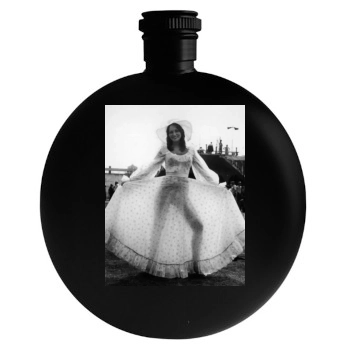 Linda Lovelace Round Flask