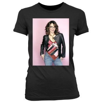 Tina Fey Women's Junior Cut Crewneck T-Shirt