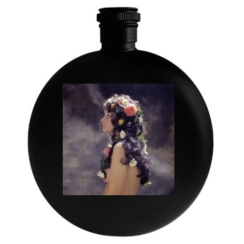 Linda Lovelace Round Flask