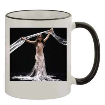 Linda Lovelace 11oz Colored Rim & Handle Mug