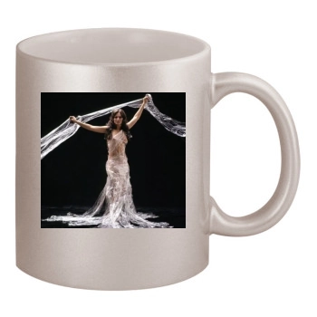 Linda Lovelace 11oz Metallic Silver Mug